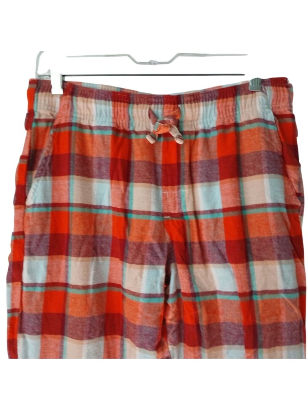 Old Navy Mens Medium Plaid Flannel Pajama Set Long Sleeve Pockets #H-24 - Picture 9 of 15
